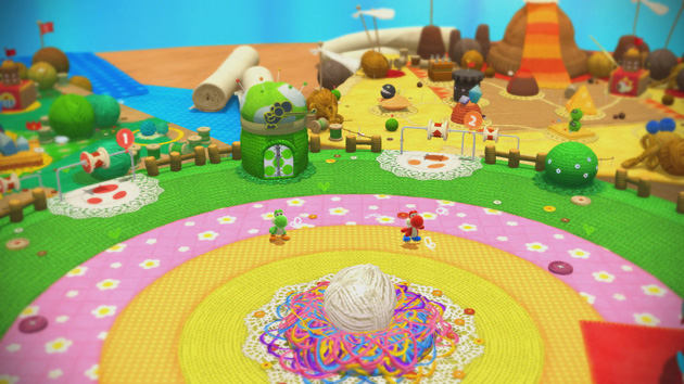 Yoshis Woolly World Nintenbit Mapa